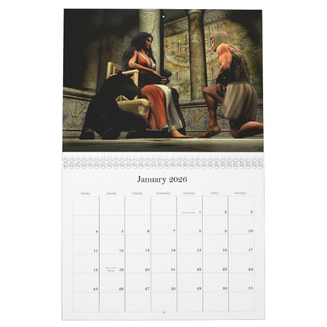 Calendario El trabajo de arte de Delilah K. Stephans 2011 (Jan 2026)