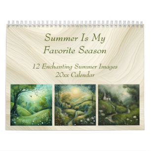 Calendario El verano es mi estación favorita