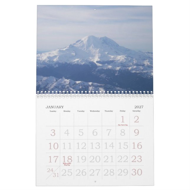 Calendario El viaje de un año (Jan 2027)