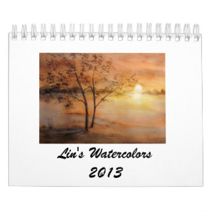 Calendario El Watercolors2013 de Lin