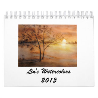 Calendario El Watercolors2013 de Lin