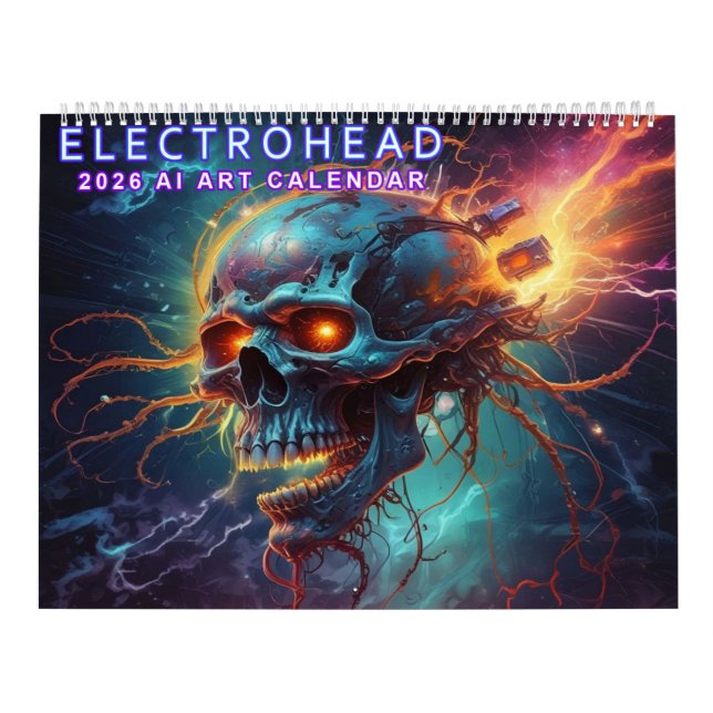 Calendario Electrohead AI Art (Tapa)
