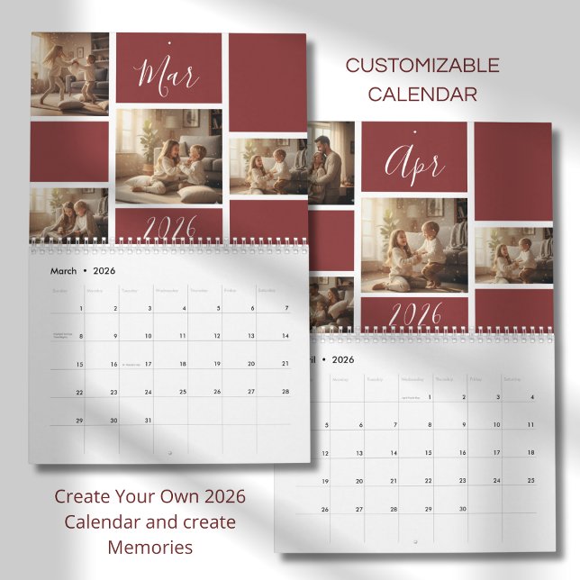 Calendario Elegant 2026 Family Photo Calendar  (Subido por el creador)