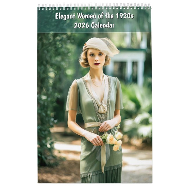 Calendario Elegant Women of the 1920s – 2026 Calendar (Tapa)