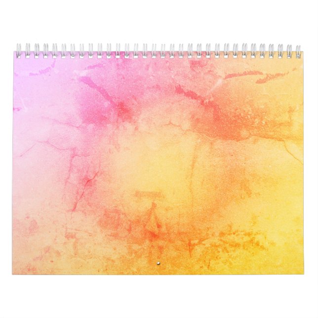 Calendario elegante de degradado de Sunset (Tapa)