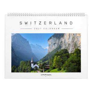 Calendario Elegante foto 20267del paisaje suizo y la naturale