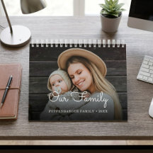 Elegante guión de familia Colaje de fotos familiar