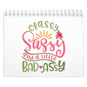 Calendario Elegante Y Un Poco Mal Chica Sassy