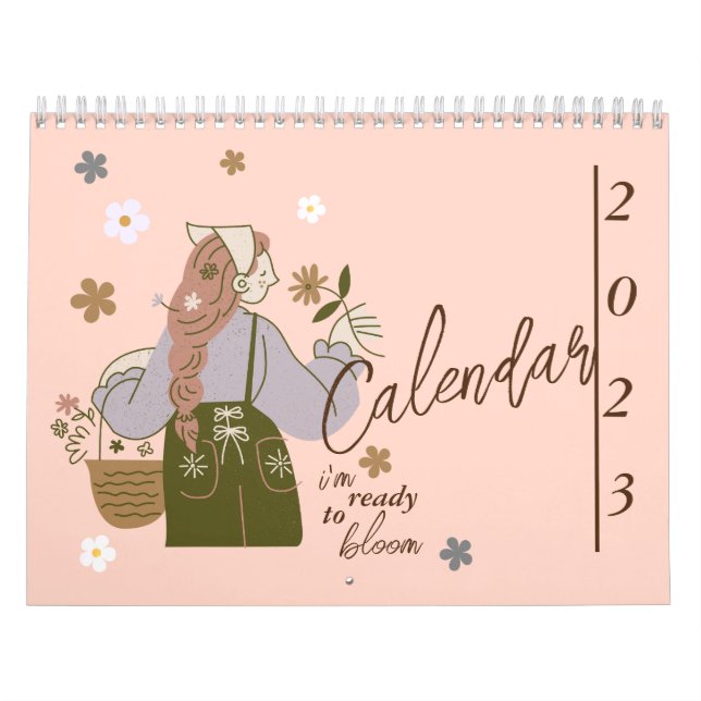 Calendario Elegantes afirmaciones estéticas hermosas 2025 (Tapa)