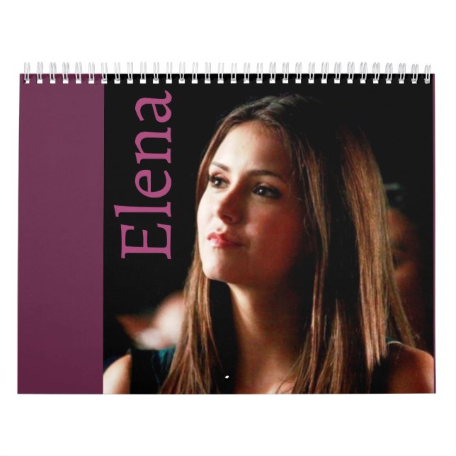 Calendario Elena Gilbert (Tapa)