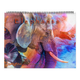 CALENDARIO ELEPHANTS ART #1 CALENDAR