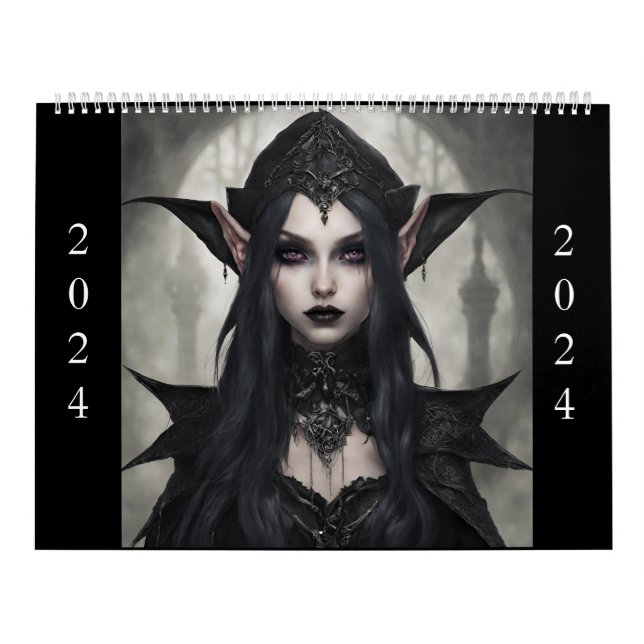 Calendario Elfo oscuro (Tapa)