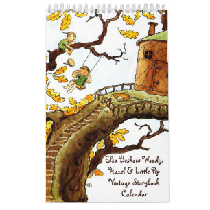 Calendario Elsa Beskow Woody, Hazel y Little Pip Vintage