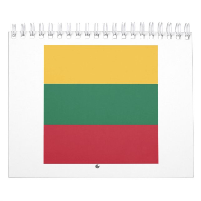 Calendario Emblema de bandera de Lituania (Tapa)
