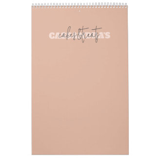 Calendario Empresa Rosa Personalizado Gold