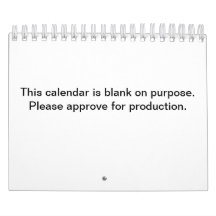calendario en blanco