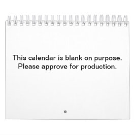 calendario en blanco