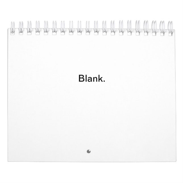 calendario en blanco (Tapa)