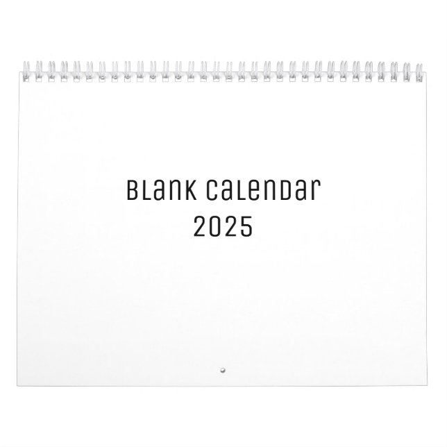 Calendario en blanco (Tapa)