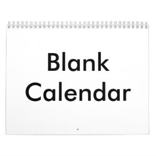 Calendario en blanco 2026