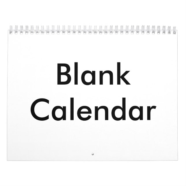 Calendario en blanco 2026 (Tapa)