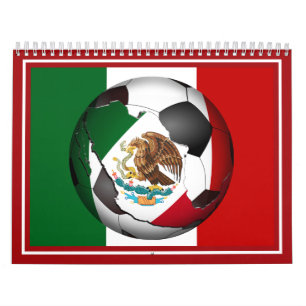 Calendario En Espanol - Marco fotográfico de la pelota de fút