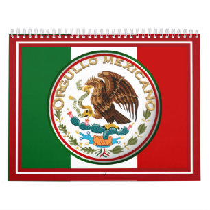 Calendario En Espanol - ORGULLO MEXICANO Fotograma