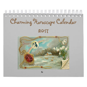 Calendario encantador de la astrología