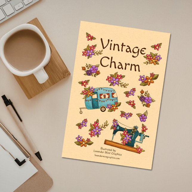 Calendario Encanto Vintage Nostalgia Retro (Subido por el creador)