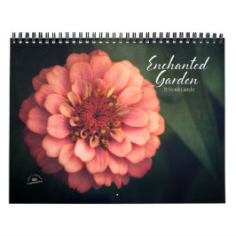 Calendario Enchanted Garden 12-Month Calendar