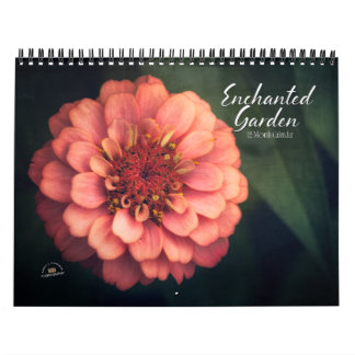 Calendario Enchanted Garden 12-Month Calendar