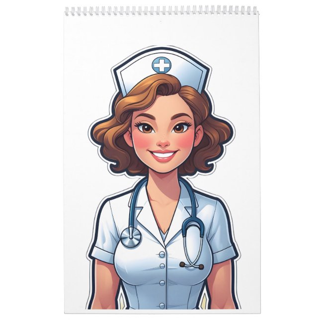 Calendario Enfermera Cute (Tapa)