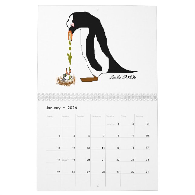 Calendario enfermizo de los Critters (2010) (Jan 2026)