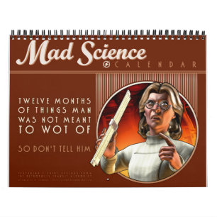 Calendario enojado de la ciencia
