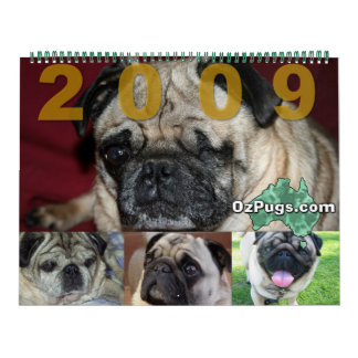 Calendario Enorme OzPugs 2009