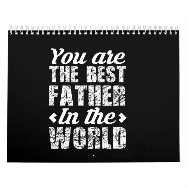 Calendario eres el mejor padre del mundo (Tapa)