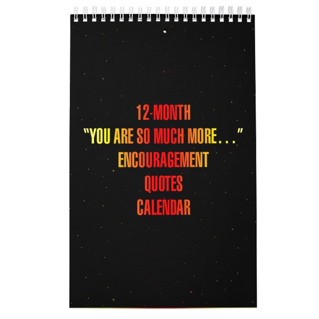 Calendario "Eres mucho más..." Frases de ánimo (Tapa)