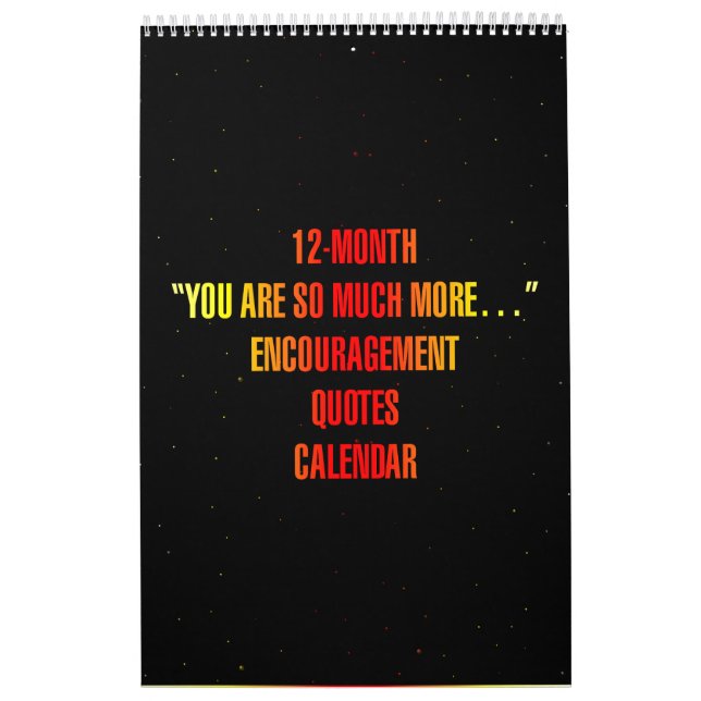 Calendario "Eres mucho más..." Frases de ánimo (Tapa)