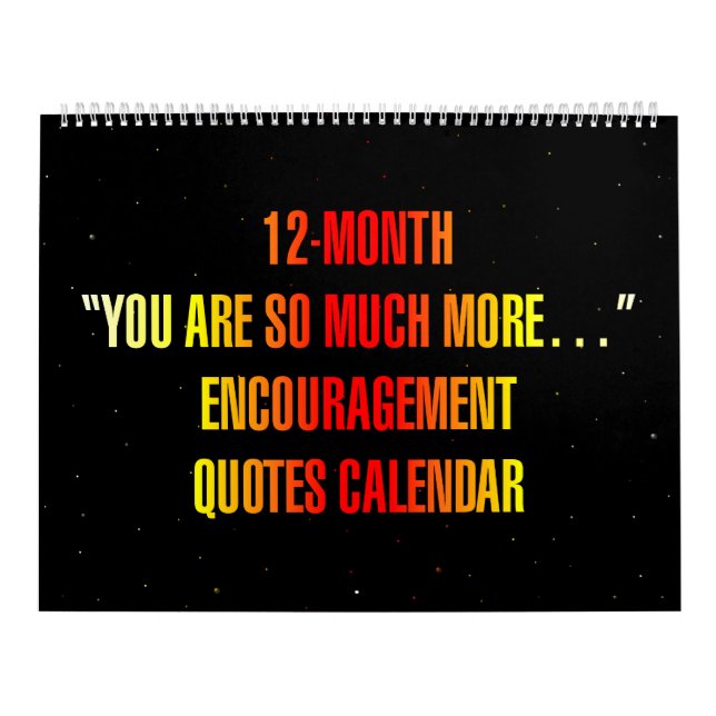 Calendario "Eres mucho más..." Frases de ánimo (Tapa)