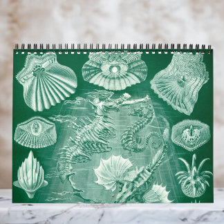 Calendario Ernst Haeckel, biología, botánica, ciencia