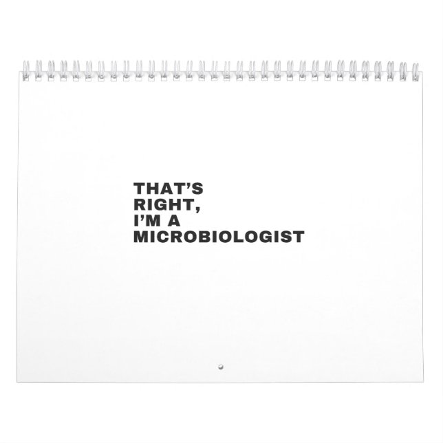 CALENDARIO ES CIERTO QUE SOY MICROBIOLOGISTA (Tapa)