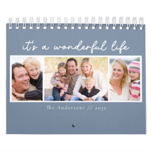 Calendario Es una familia de fotos de vida maravillosa