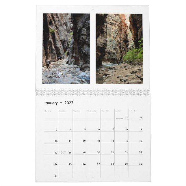 Calendario Escalera magnífica (Jan 2027)