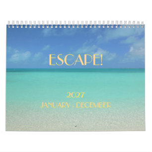 Calendario "ESCAPE" 2026/ CIELO/MAR/SOL