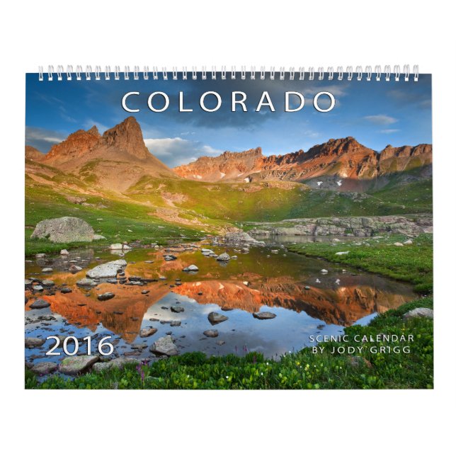 Calendario Escenario de Colorado 2016 (Tapa)