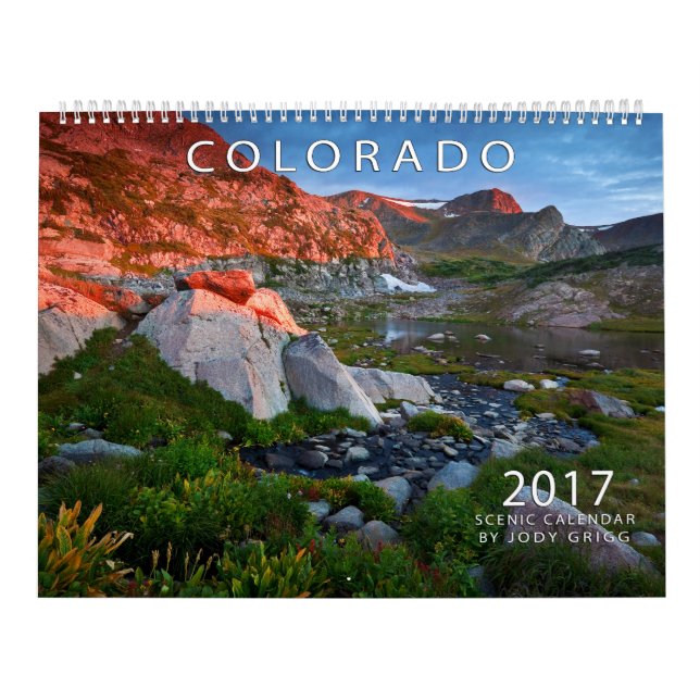 Calendario Escenario de Colorado de 2017 (Tapa)
