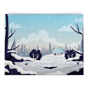 Calendario Escenario de invierno