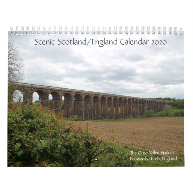 Calendario Escenario Escocia/Inglaterra 2020 (Tapa)