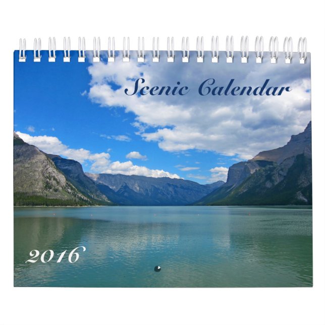Calendario Escenario Montañas Rocosas 2016 (Tapa)