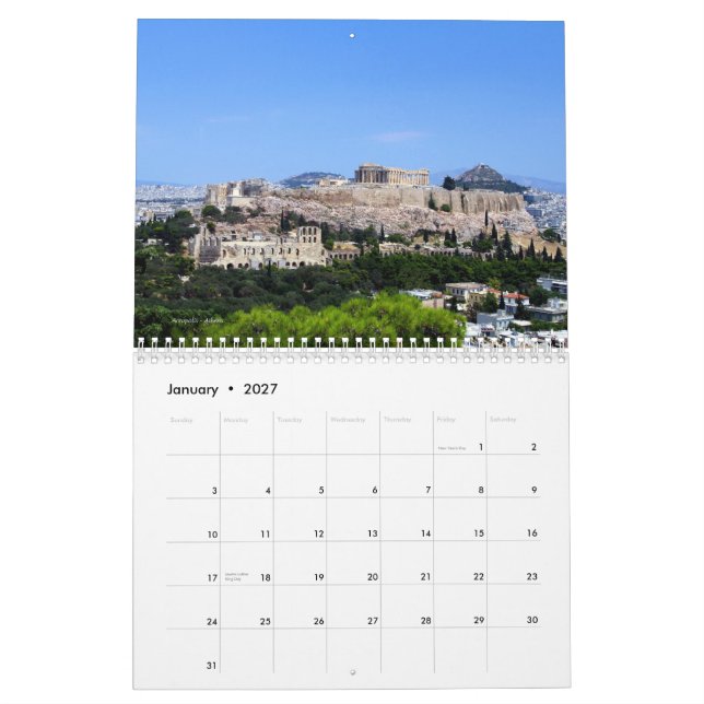 Calendario Escenarios de Grecia II (Jan 2027)